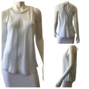Cloth & Stone Tie Back Sleeveless Top Baby Blue